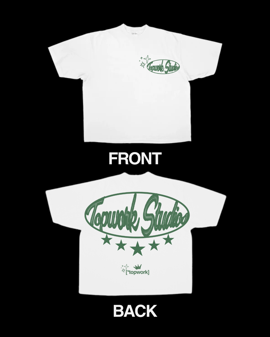 Topwork Summer Essentials Green Tee